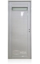 HFA PUERTA ALUMINIO TUBULAR 36mm - VIDRIO SUPERIOR - 80cm - Izquierda