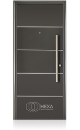[7791097869450] Puerta PRIMMA PLUS Mod. 1783 - 80cm - GRAFITO - Izquierda
