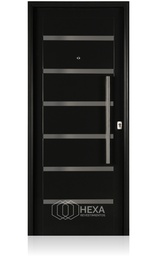 [00250080GI] Puerta Antibarreta VERONA (50) -80cm - Grafito - Izquierda - Linea PREMIUM